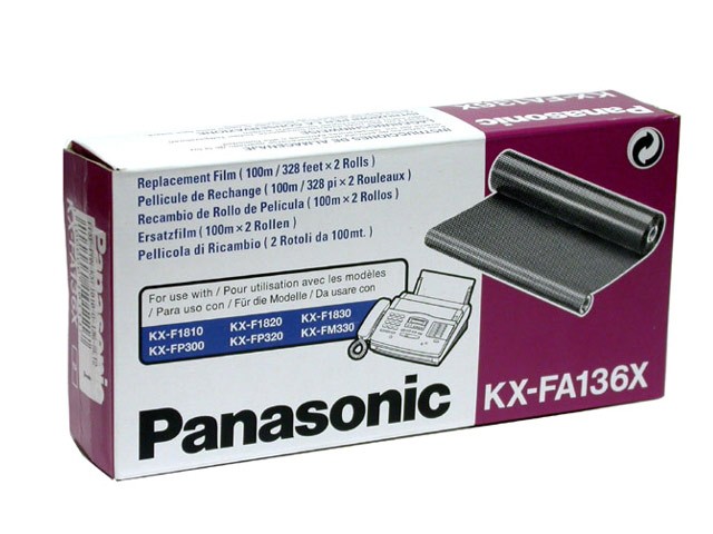 Αυθεντική Μελανοταινία Panasonic KX-FA136X (2 Τεμάχια)