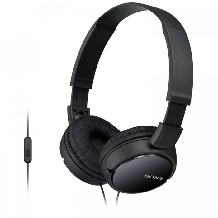 Headphones Sony MDR-ZX110AP Μαύρο